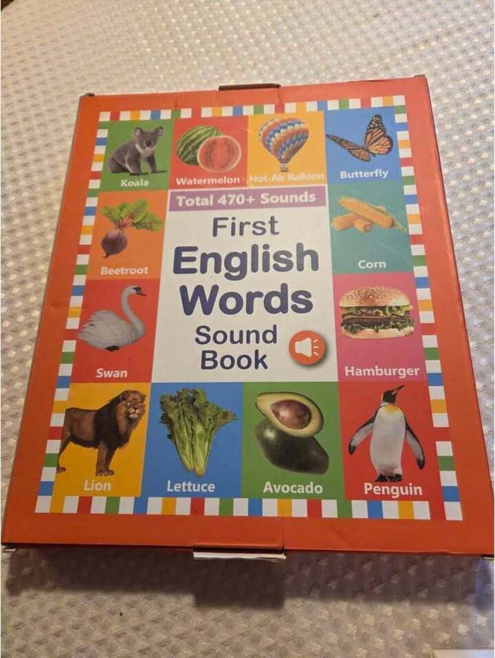 Kids Interactive First English Words Sound Book 470+ Sounds